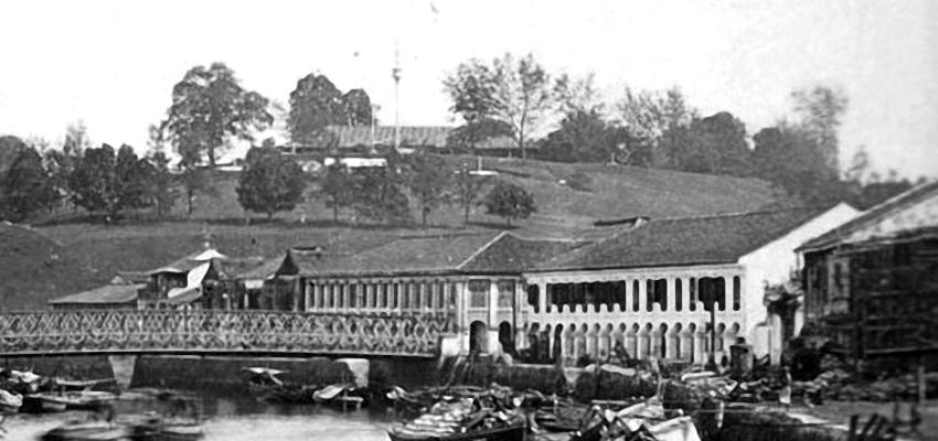 Fort Canning from the river