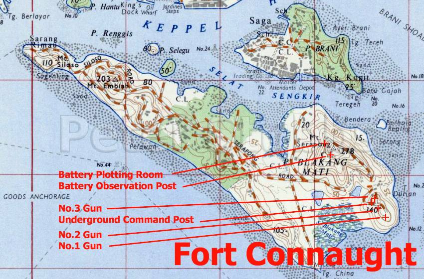 Map of Blakang Mati