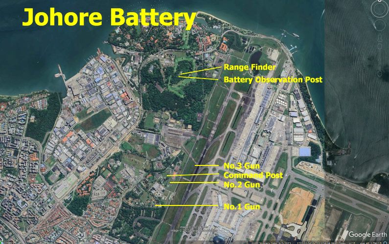 Map of the Battery area