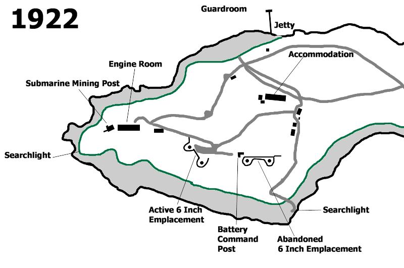 Plan of Fort Siloso