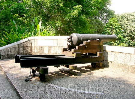 Cannon at Fort Canning