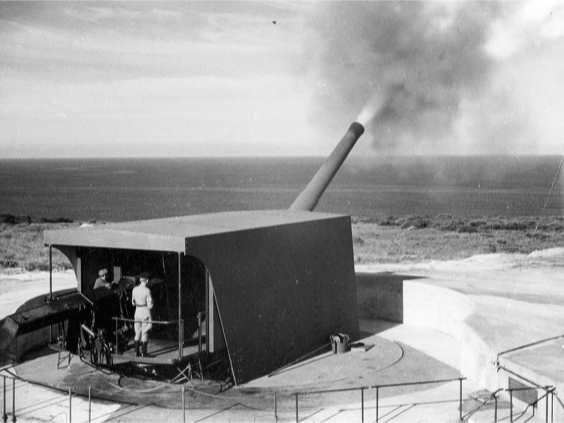 Firing a gun